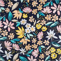 90459-Baumwollsatin-Stretchstoff-Blumen-schwarz-bunt-150cm-Breite--MG-4832.jpg Baumwollsatin Stretchstoff mit Blumen-Print – Leichtigkeit & Stil für deine Modeprojekte Vollbild des Stoffes