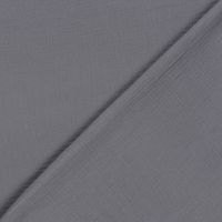 90466-Musselin-Stoff-Double-Gauze-uni-Grau-1-30m-Breite-03001-063-4.jpg Musselin Stoff Double Gauze uni Grau mit umgeschlagener Rückseite