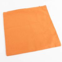 Kissenhülle Canvas Uni Orange 40x40 cm – Robuste Baumwoll-Kissenhülle für stilvolle Wohnakzente ohne Fuellung