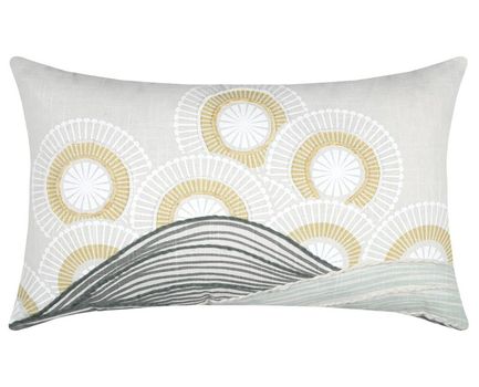 Kissen Yuki Beige-Grün (30x50cm) – Natürlich, modern & stilvoll