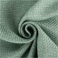 Polsterstoff Dekostoff Jacquard Flachgewebe Victoria Struktur mintgrün meliert 1,40m Breite kunstvoll eingedreht in Falten