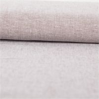 Chambray Stoff aus Leinen und Baumwolle in Braun meliert -  Ideal für sommerliche Mode & natürliche Wohntextilien ausgerollt und glatt liegend