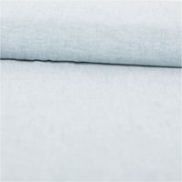 90591-Leinen-Baumwollstoff-Chambray-uni-meliert-mint-1-38m-Breite--MG-3468.jpg Chambray Stoff aus Leinen und Baumwolle in Mint meliert - Ideal für sommerliche Mode & natürliche Wohntextilien ausgerollt und glatt liegend
