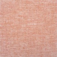 Chambray Stoff aus Leinen und Baumwolle in meliertem Ziegelrot -  Ideal für sommerliche Mode & natürliche Wohntextilien Nahaufnahme des Stoffes