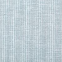 Chambray Stoff aus Leinen und Baumwolle mit Nadelstreifen-Dessin in meliertem Mint - Ideal für sommerliche Mode & natürliche Wohntextilien Nahaufnahme des Nadelstreifenmusters