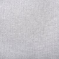 Chambray Stoff aus Leinen und Baumwolle mit Nadelstreifen-Dessin in meliertem Hellgrau - Ideal für sommerliche Mode & natürliche Wohntextilien Vollbild des Stoffes