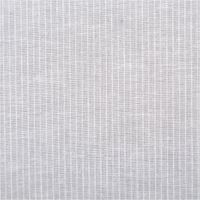 Chambray Stoff aus Leinen und Baumwolle mit Nadelstreifen-Dessin in meliertem Hellgrau - Ideal für sommerliche Mode & natürliche Wohntextilien Nahaufnahme des Nadelstreifenmusters