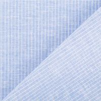 90604-Leinen-Baumwollstoff-Chambray-Nadelstreifen-meliert-hellblau-1-38m-Breite--MG-3854.jpg Chambray Stoff aus Leinen und Baumwolle mit Nadelstreifen-Dessin in meliertem Hellblau - Ideal für sommerliche Mode & natürliche Wohntextilien mit Rueckseite