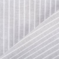 90614-Leinen-Baumwollstoff-Chambray-Streifen-meliert-hellgrau-1-38m-Breite--MG-3382.jpg Chambray Stoff aus Leinen und Baumwolle mit Streifen -Dessin in meliertem Hellgrau - Ideal für sommerliche Mode & natürliche Wohntextilien mit Rueckseite