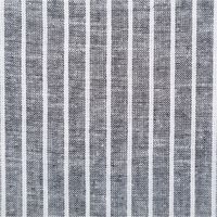 90617-Leinen-Baumwollstoff-Chambray-Streifen-meliert-schwarz-1-38m-Breite--MG-3387.jpg Chambray Stoff aus Leinen und Baumwolle mit Streifen -Dessin in meliertem Schwarz - Ideal für sommerliche Mode & natürliche Wohntextilien Nahaufnahme des Streifenmusters