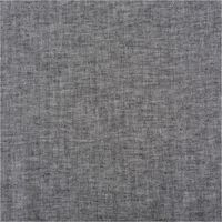 Leinen-Baumwollstoff Chambray Fischgrät meliert schwarz – Vielseitig & Natürlich Vollbild des Stoffes