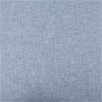 Leinen-Baumwollstoff Chambray Fischgrät meliert in Blau – Vielseitig & Natürlich Vollbild des Stoffes