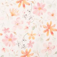 90669-Regenjackenstoff-wasserdicht-soft-Blumen-ecru-bunt-145cm-Breite--MG-3964.jpg Weicher, wasserdichter Regenjackenstoff in Ecru mit buntem Blumen-Digitalprint – Perfekt für Regenkleidung und mehr! Nahaufnahme des Stoffes