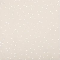 Weicher, wasserdichter Regenjackenstoff in Beige mit Punkte-Digitalprint – Perfekt für Regenkleidung und mehr! Vollbild des Stoffes