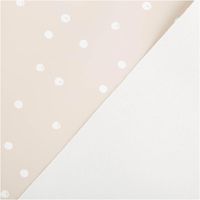 90673-Regenjackenstoff-wasserdicht-soft-Punkte-beige-145cm-Breite--MG-3996.jpg Weicher, wasserdichter Regenjackenstoff in Beige mit Punkte-Digitalprint – Perfekt für Regenkleidung und mehr! mit Rueckseite