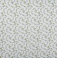 Viskose Stoff für Bekleidung Taima abstrakt weiß grün 1,50m Breite