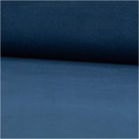 Samtstoff Vienna uni blau – Eleganz & Weichheit für Vorhänge, Kissen & leichte Polsterungen ausgerollt und glatt liegend