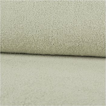 Frottee Stoff Baumwolle 340g/qm in Mint – Flauschig, Saugfähig & Vielseitig ausgerollt und glatt liegend