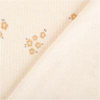90703-Rippjersey-Bio-Rib-Jersey-Stoff-Bluemchen-natur-1-2m-Breite--MG-4933.jpg Rippjersey Rib Jersey Stoff aus Bio Baumwolle mit kleinen Blümchen in Natur – Weicher Jersey für bequeme Mode & Accessoires mit Rueckseite