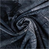 90704-Jersey-Stoff-Baumwolljersey-Digitaldruck-Jeans-Pockets-dunkelblau-1-4m-Breite--MG-4714.jpg Jersey Stoff aus Baumwolle mit Digitaldruck Jeans Pockets dunkelblau – Weicher & elastischer Stoff für einzigartige Nähprojekte kunstvoll eingedreht in Falten