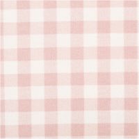 Flanellstoff Baumwollstoff Karos rosa – Weich, wärmend & perfekt für kuschelige Nähprojekte Nahaufnahme des Stoffes