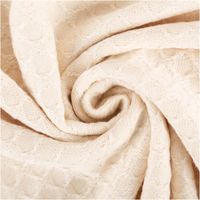 Baumwollstoff Jacquard Strickstoff Naturals – Natur pur für sensible Haut kunstvoll eingedreht in Falten
