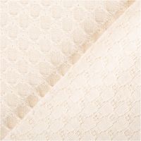 Baumwollstoff Jacquard Strickstoff Naturals – Natur pur für sensible Haut mit Rueckseite