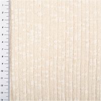 Strickstoff Baumwolle Cotton Knitted Cable Natur – Weich & hautfreundlich mit Massband