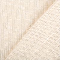 Strickstoff Baumwolle Cotton Knitted Cable Natur – Weich & hautfreundlich mit Rueckseite