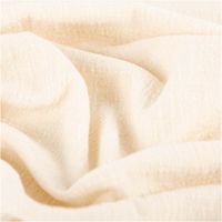 Baumwollstoff Cotton Slub Washed Natur – Weich, luftig & perfekt für sommerliche Kleidung stilvoll und harmonisch drapiert