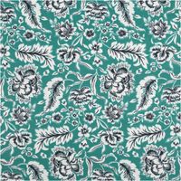 90758-Baumwollstoff-Popeline-Romana-Blumen-smaragdgruen-1-45m-Breite--MG-4209.jpg Baumwollstoff Popeline Romana mit Blumen-Print in Smaragdgrün – Hochwertiger Stoff für kreative Projekte Vollbild des Stoffes