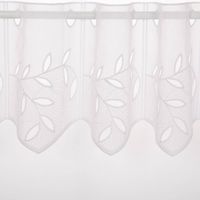 90817-Scheibengardine-Stickerei-Batist-Voile-Blaetter-weiss-20cm-Hoehe--MG-9279.jpg Scheibengardine Stickerei Batist-Voile Blätter weiß – 20 cm Höhe, nähfrei zuschneidbar