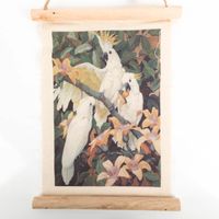 90834-Wandteppich-Papageien-28x29cm-von-Clayre-und-Eef--MG-8152.jpg Wandteppich Papageien 28x29 cm von Clayre & Eef – Exotischer Charme für dein Zuhause Nahaufnahme
