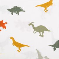 90872-Baumwollstoff-Popeline-Stoff-DInos-wollweiss1-45m-Breite--MG-4516.jpg Baumwollstoff Popeline Dinos wollweiß – Dinostarker Baumwollstoff für kreative Nähprojekte Nahaufnahme des Dinomotives