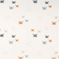 90909-Frottee-Stoff-Stretch-Krabben-wollweiss-blau-orange-1-50m-Breite--MG-4629.jpg Frottee Stoff Stretch mit niedlichem Krabben-Print – Weich, Dehnbar & Perfekt für Kinderbekleidung Vollbild des Stoffes