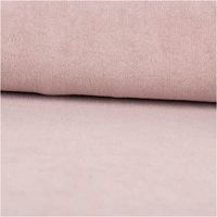 Frottee Stoff Stretch nude-rosa – Weich, Saugfähig & Perfekt für Bekleidung & Heimtextilien ausgerollt und glatt liegend