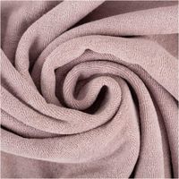 Frottee Stoff Stretch nude-rosa – Weich, Saugfähig & Perfekt für Bekleidung & Heimtextilien kunstvoll eingedreht in Falten