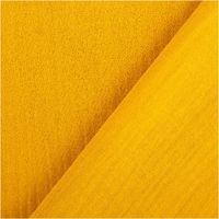 Musselin Stoff Glitzer Senfgelb-Gold – Glamouröser Look für kreative Projekte mit Rueckseite
