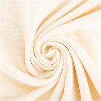Musselin Stoff Glitzer Ecru-Gold – Glamouröser Look für kreative Projekte kunstvoll eingedreht in Falten
