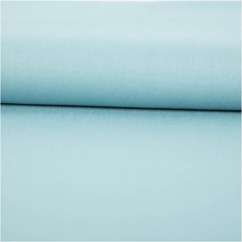 Bio Baumwollstoff Popeline Uni Mint – Hochwertige Qualität für kreative Projekte ausgerollt und glatt liegend