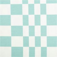 Jersey Stoff aus Baumwolle mit Cool Vibes Print – Weicher & elastischer Stoff für einzigartige Nähprojekte Nahaufnahme des Stoffes