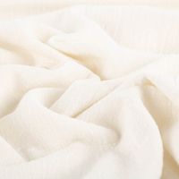 Baumwollstoff Cotton Slub Washed Ecru – Weich, luftig & perfekt für sommerliche Kleidung stilvoll und harmonisch drapiert