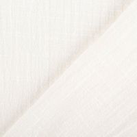 Baumwollstoff Cotton Slub Washed Ecru – Weich, luftig & perfekt für sommerliche Kleidung mit Rueckseite