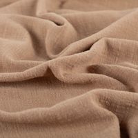 Baumwollstoff Cotton Slub Washed Sand – Weich, luftig & perfekt für sommerliche Kleidung stilvoll und harmonisch drapiert