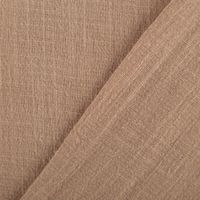 Baumwollstoff Cotton Slub Washed Sand – Weich, luftig & perfekt für sommerliche Kleidung mit Rueckseite