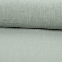 Baumwollstoff Cotton Slub Washed Salbeigrün – Weich, luftig & perfekt für sommerliche Kleidung ausgerollt und glatt liegend