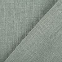 Baumwollstoff Cotton Slub Washed Salbeigrün – Weich, luftig & perfekt für sommerliche Kleidung mit Rueckseite