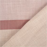91077-Gardinenstoff-Dekostoff-halbtransparent-Jacquard-Streifen-beige-beere-1-40m-Breite--MG-7913.jpg Gardinenstoff Dekostoff halbtransparent Jacquard-Streifen – Made in Germany, leicht & modern in Beige und Beere (1,40 m Breite) mit Rueckseite