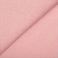 Jersey Stoff Baumwolljersey Uni hell-mauve – Weich, elastisch und hautfreundlich, 1,50 m Breite mit Rueckseite