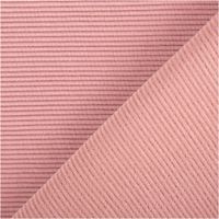 Rippjersey Ottoman Uni Hell-Mauve – Hochwertiger, elastischer Jersey-Stoff für vielseitige Nähprojekte mit Rueckseite